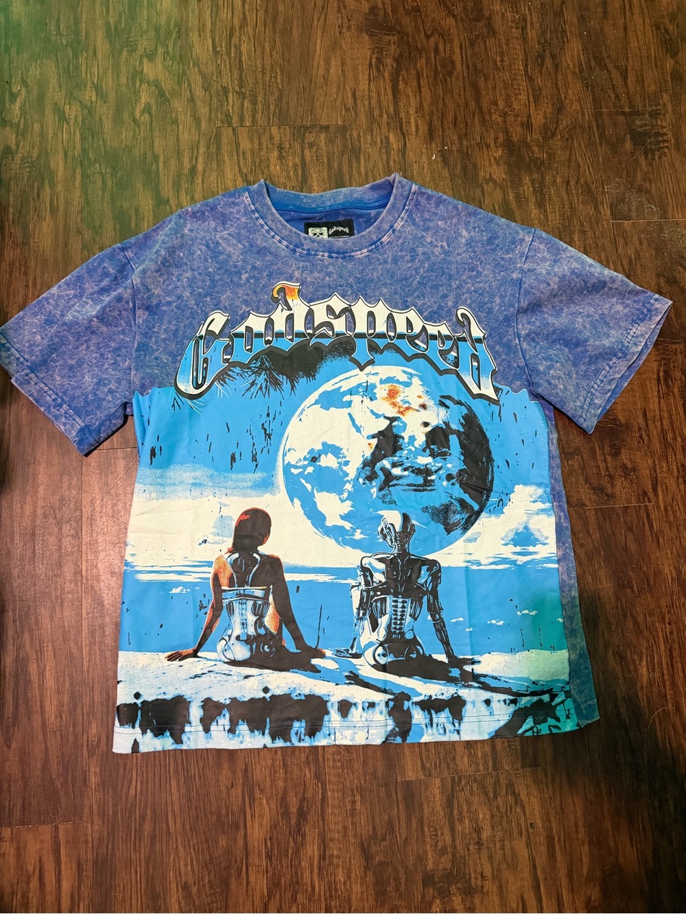 Blue Godspeed Graphic Men's graphic T-shirt